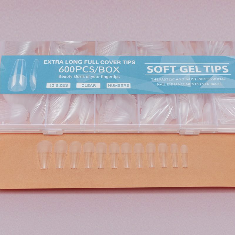 Caja de press on x600 - Extra Long