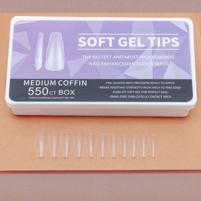 Caja de press on x550 - Coffin Medium