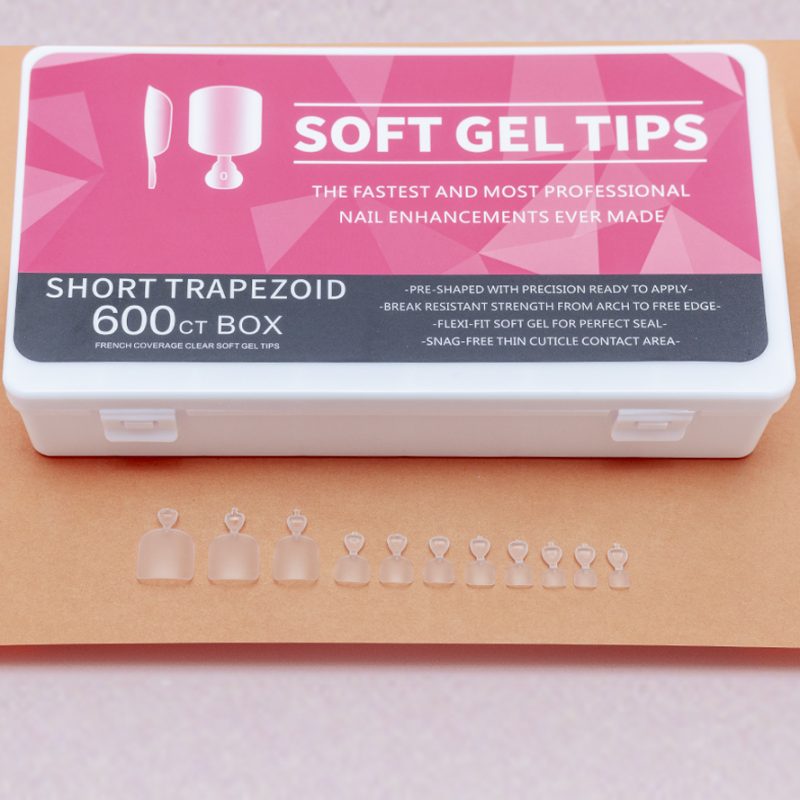 Caja de press on x600 - Trapezoid Short