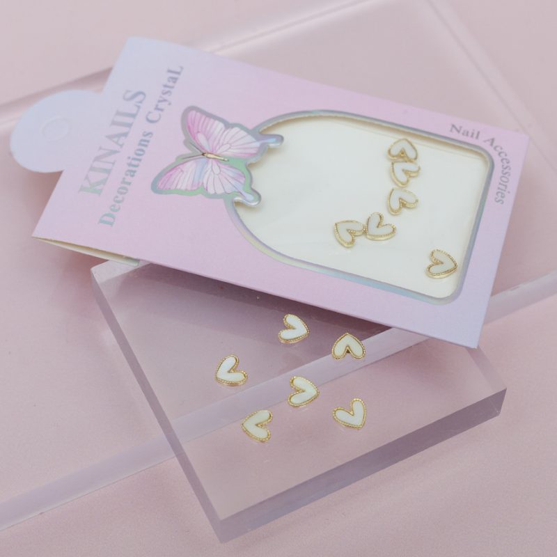 Set Decoración 3D Uñas-Corazón