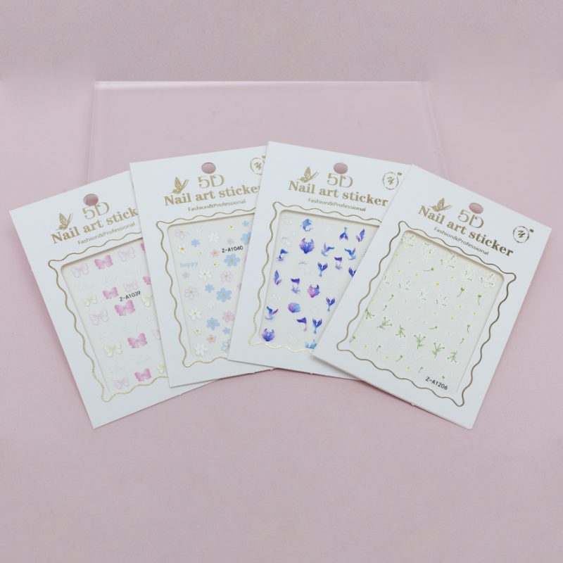 Stickers Decoración Nail Art-Diseños Variados